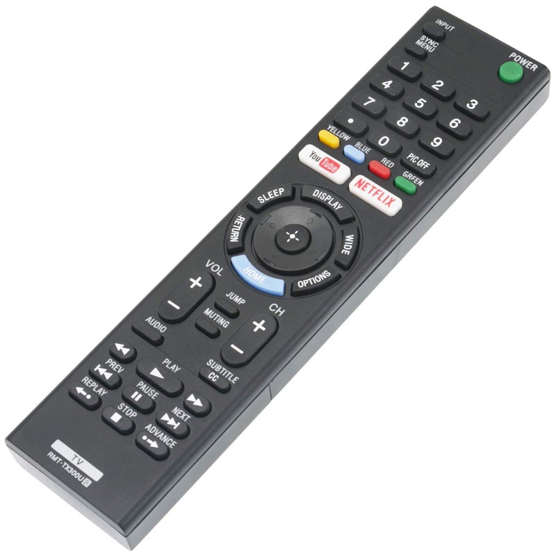 PERFASCIN RMT-TX300U RMTTX300U Replace Remote Compatible with Sony Bravia TV KD-55X720E KD-49X720E KD-43X720E KD-49X700E KD-43X700E KD-55X700E KD-60X690E KD-70X690E KD-65X730F KD-50X690E KD55X720E KD49X720E - Image 2